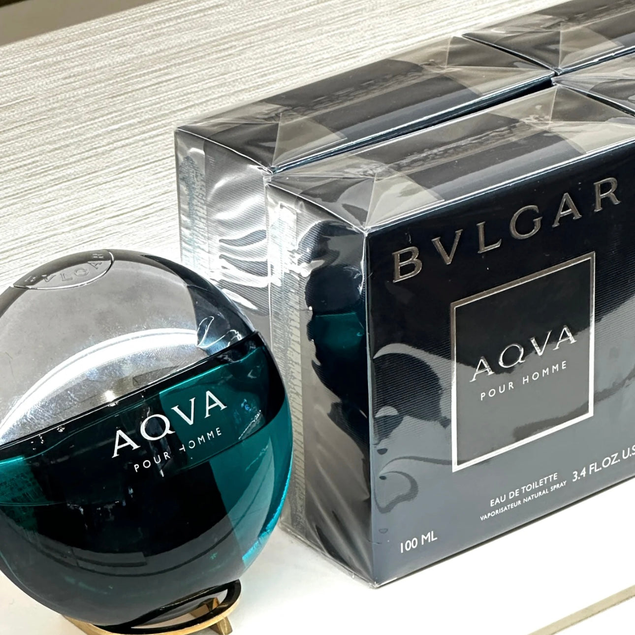 BVLGARI - Aqva Pour Homme Eau De Toilette Spray FOR MEN 100ml/3.4oz