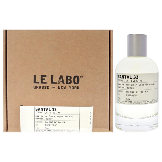 LE LABO SANTAL 33 EAU DE PARFUM SPRAY For Unisex 100ML