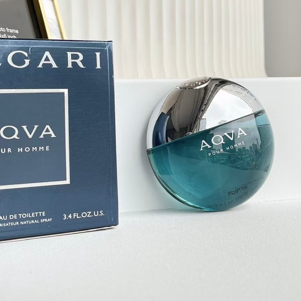 BVLGARI - Aqva Pour Homme Eau De Toilette Spray FOR MEN 100ml/3.4oz