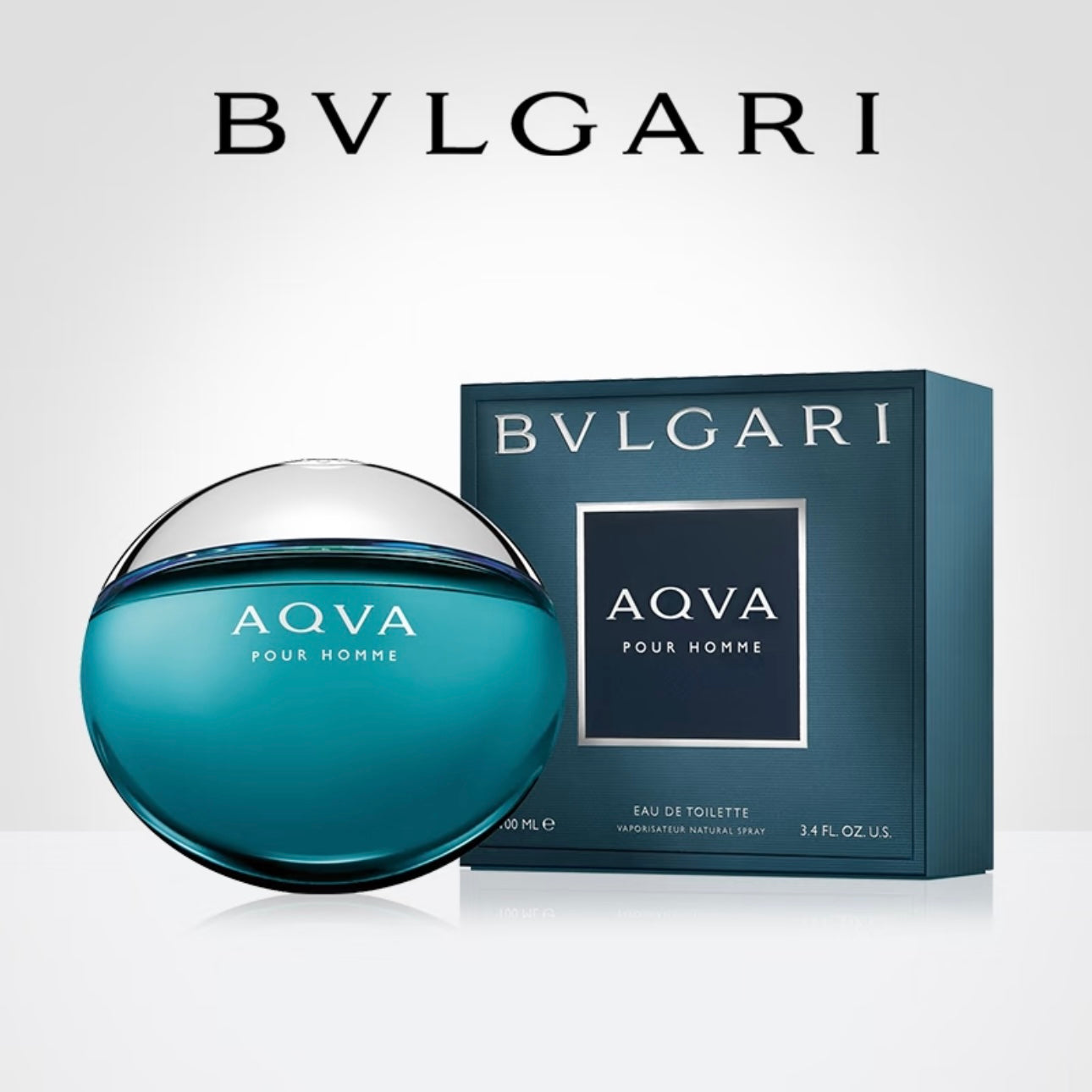 BVLGARI - Aqva Pour Homme Eau De Toilette Spray FOR MEN 100ml/3.4oz